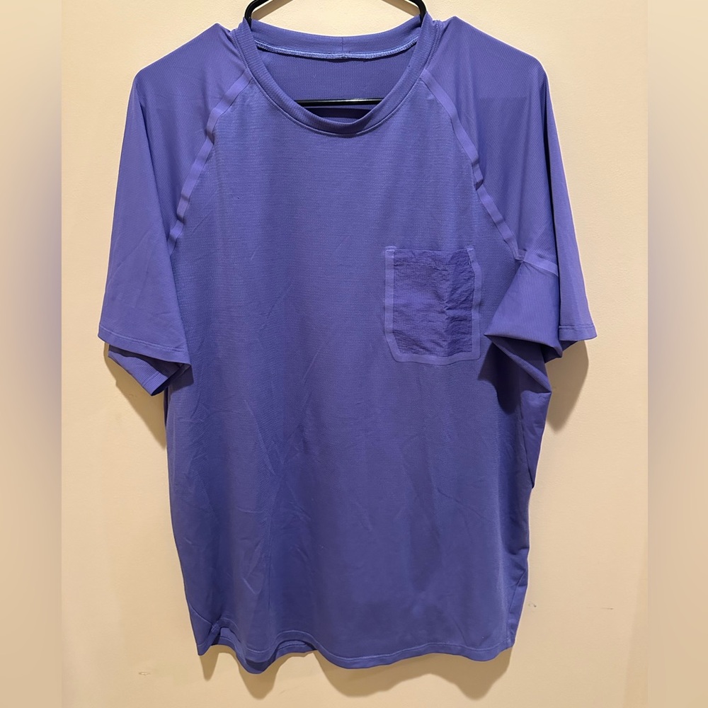 Lululemon Ventilated Hiking Shirt - L - Charged Indigo